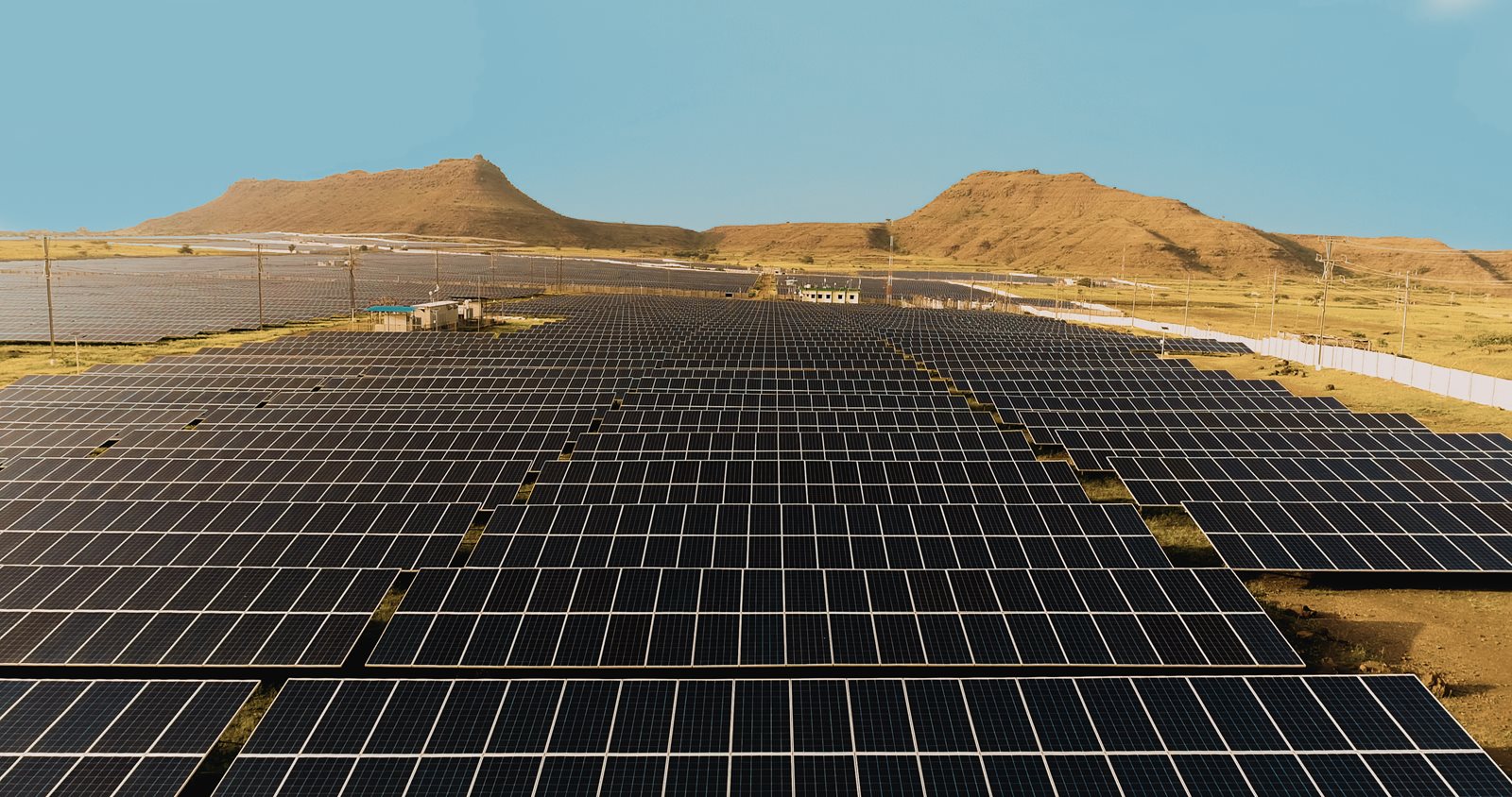 Vikarabad Solar Farm solar panel array in All, 30 MW capacity