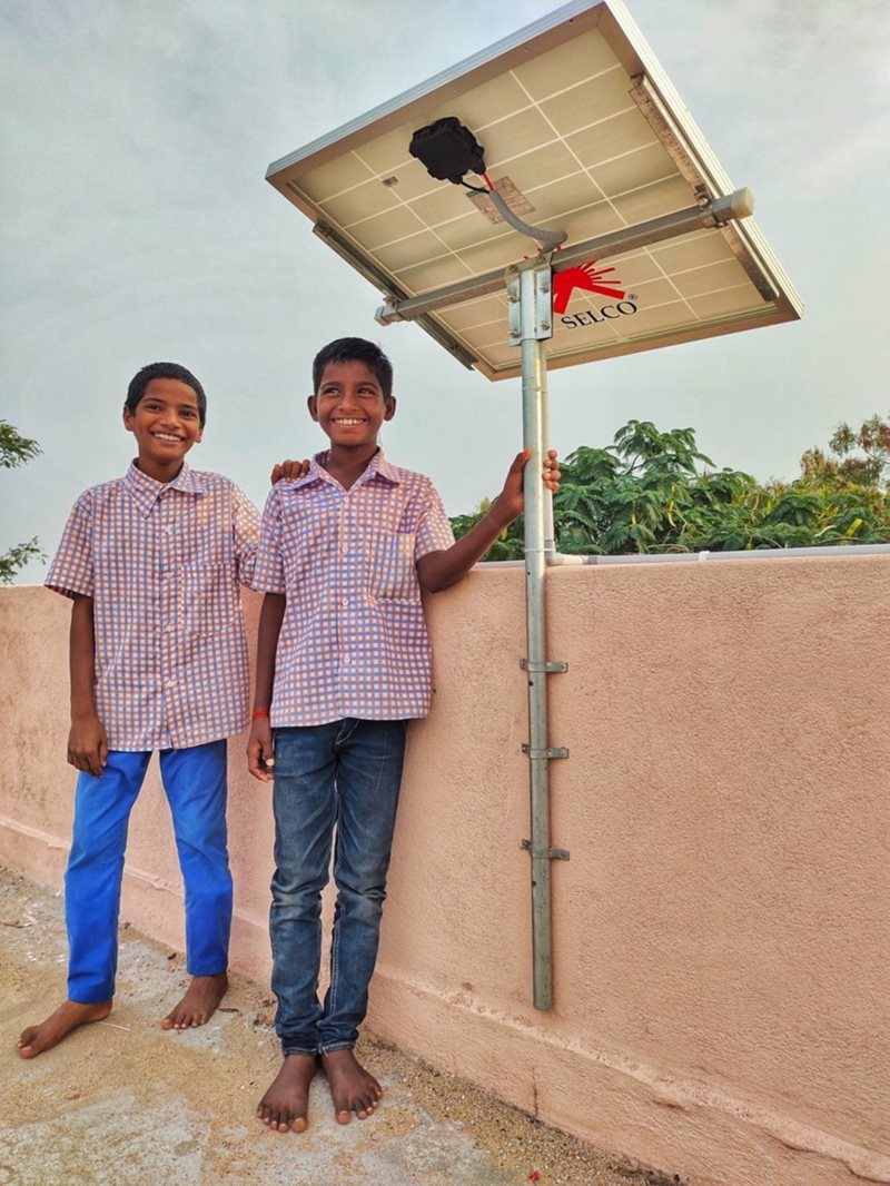 Meeting energy needs of villages through solar 